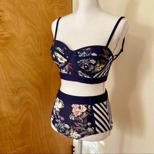 Retro ModCloth 2 piece bathing suit